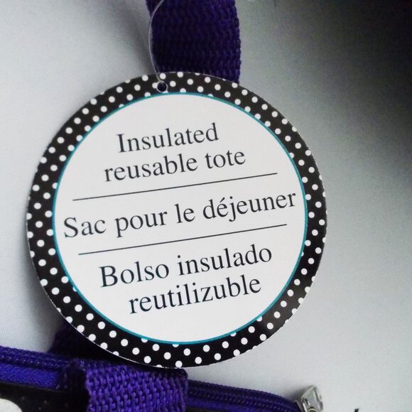 ๐ 3/$25 ๐ NWT Abbington Park Insulated Lunch Tote - Picture 5 of 5